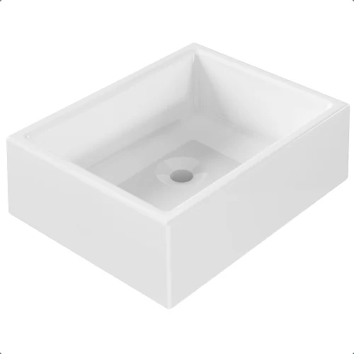 Cuba De Apoio 41 x 32 cm Amazonita Branca BT-3387