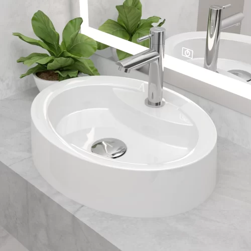 Cuba de Apoio 44 x 34 cm Jade Branca BT-2074​