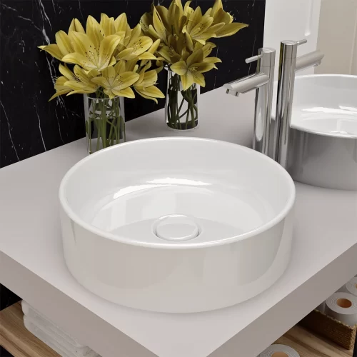 Cuba De Apoio 40 cm Bari Branca BT-2845