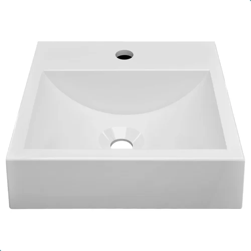 Cuba de Apoio 32 x 30 cm Topázio Branca BT-2002