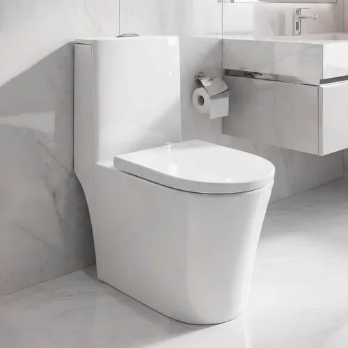 Vaso Sanitário Monobloco Completo Caixa Acoplada Privada Branco Bt-4100